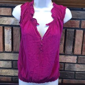Sexy Sleeveless Top Fuchsia a.n.a XL